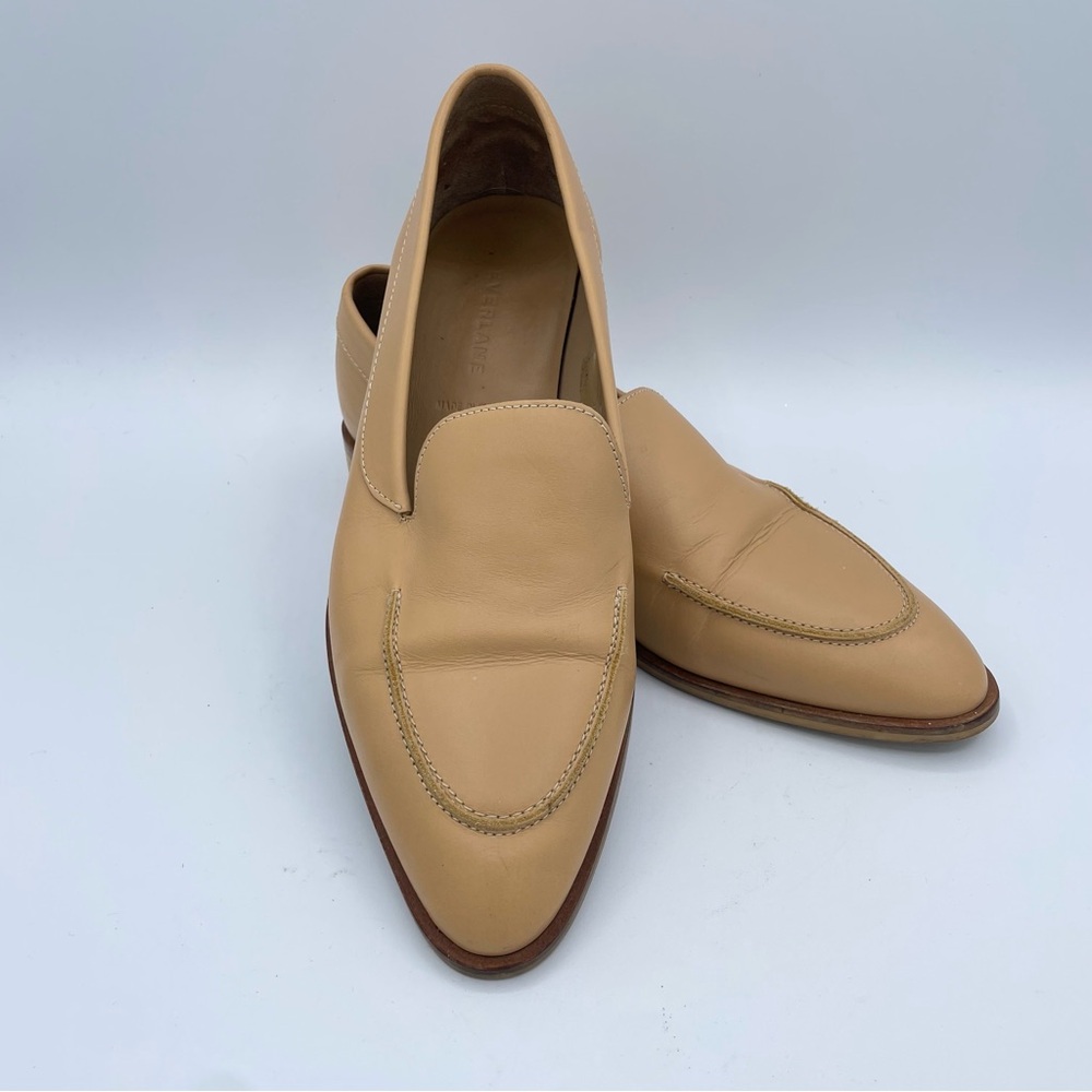 Everlane Tan Leather Loafers
